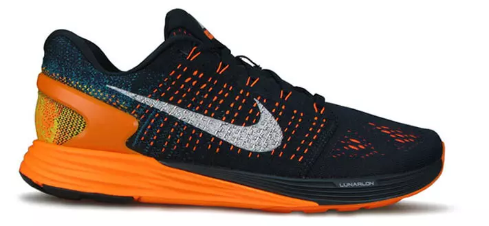 The Nike LunarGlide 7 is a lightweight hiking shoe that is perfect for longer hikes or trail running