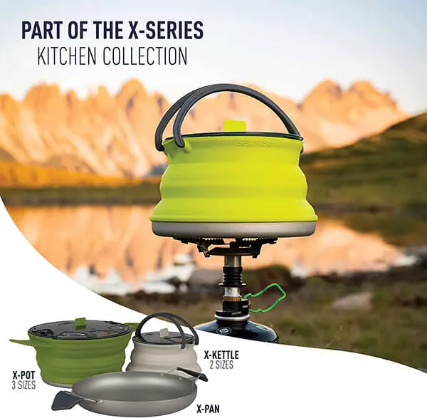 Sea to Summit X-Pot: collapsible combines innovation & space-saving