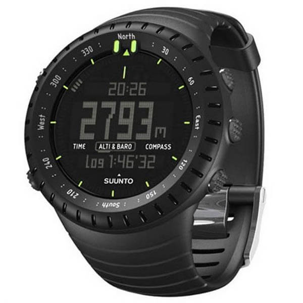 The Suunto Core is an upgrade from the Suunto Vector. It is more accurate and has more features, including an altimeter, barometer, depth gauge, digital thermometer, weather trend indicator, and digital compass