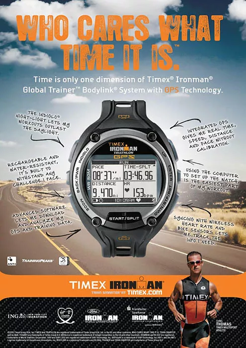 The Timex Ironman Global Trainer GPS Watch is a great choice for athletes who want a watch with GPS capabilities. It's designed for training and competition, with features like heart rate monitoring, lap timing,