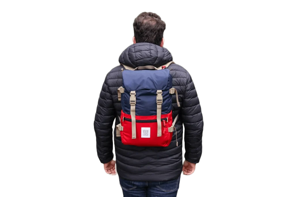  Topo bags are made with a waterproof material that will keep your belongings dry no matter what the weather conditions are like