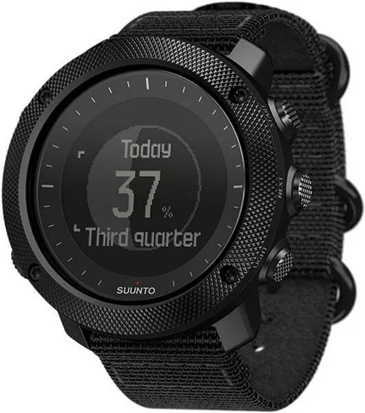 The Suunto Traverse Alpha is another watch on our list for hikers who are searching for the best battery life when in GPS mode. Like the Fenix 5 Plus, it has built-in mapping and navigation capabilities.