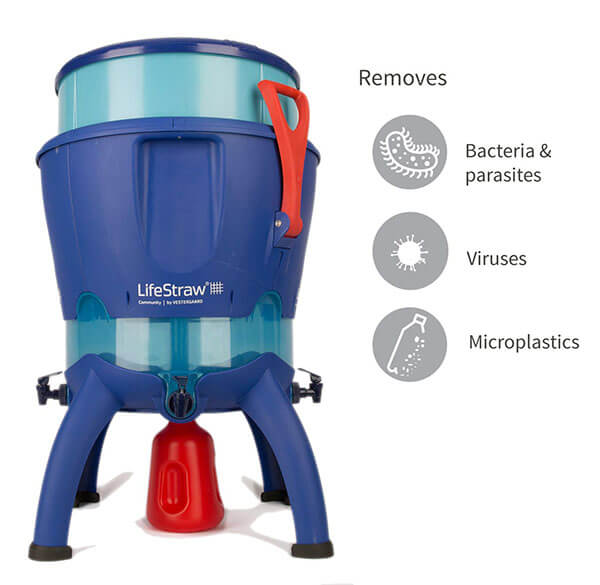 lifestraw community high-capacity long-lasting water purifier