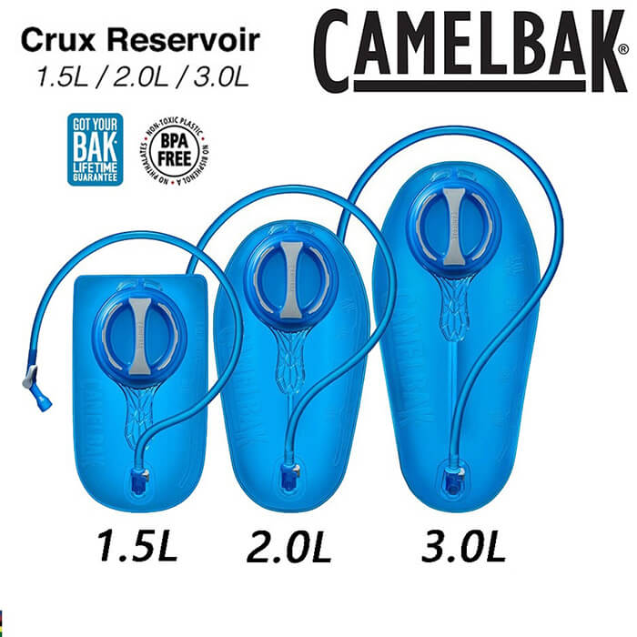 If you're looking for a reservoir that won't weigh you down on your camping adventures, the CamelBak Crux 3 L reservoir is a great option.