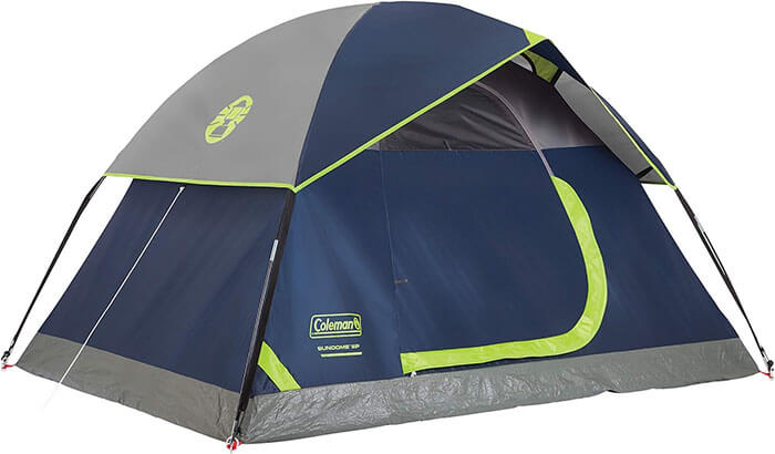 For a more budget-friendly option, the Coleman Sundome 2 Person Tent is a great choice. It’s easy to set up and take down, and it’s large enough for two people and their gear.