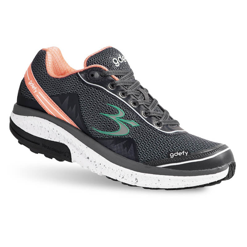 The Gravity Defyer Mighty Walk is a great walking shoe for women. The breathable mesh upper allows for proper ventilation and flexibility, while the traditional lace-up closure ensures a secure and personalized fit