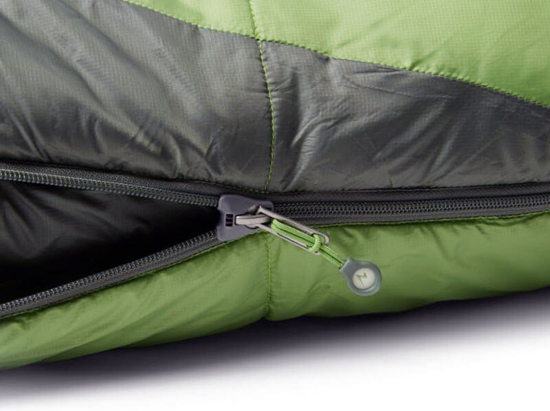  The bag is made with 100% recycled fill, shell, and lining, and features HL-ElixR™Eco Micro synthetic insulation