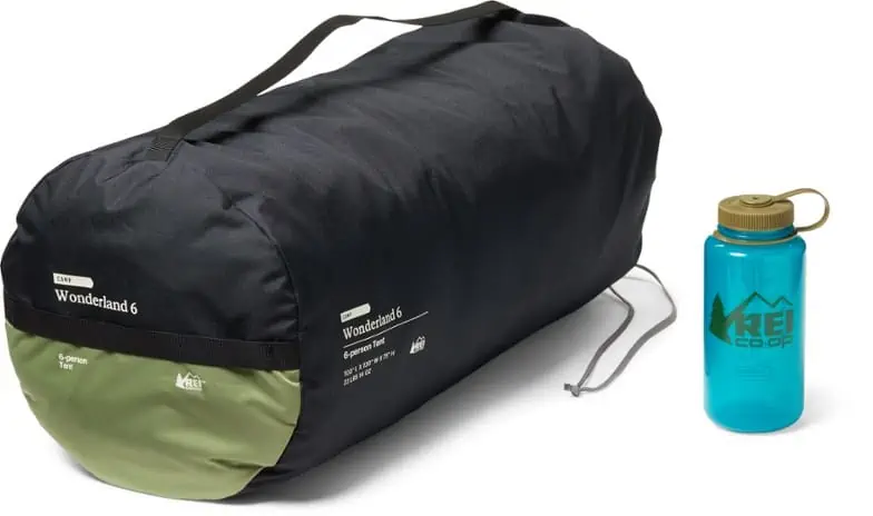 The tent is easy to set up and take down, and it comes with everything you need for a comfortable camping experience. It includes a pole set, stakes, guy lines, and a stuff sack for easy storage