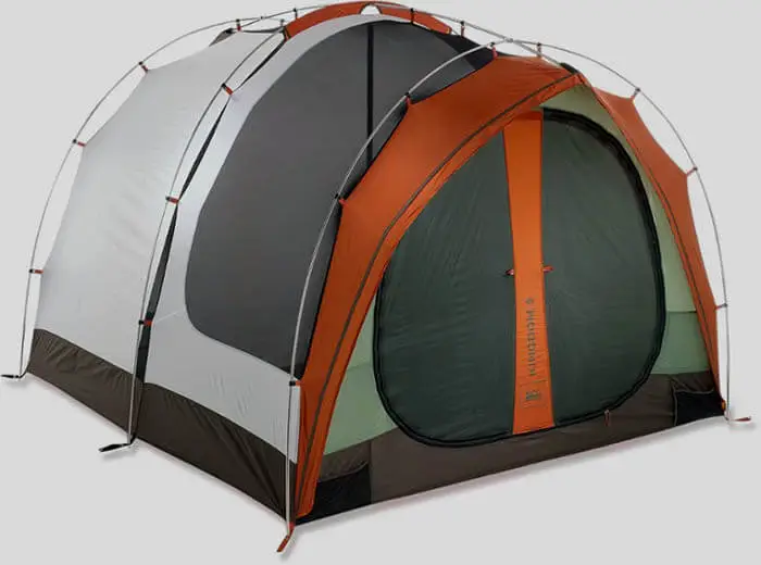 The Wonderland 6 is one of the most comfortable six-person tents on the market thanks to its tunnel-like form, massive doors, and spacious 78-inch peak height.