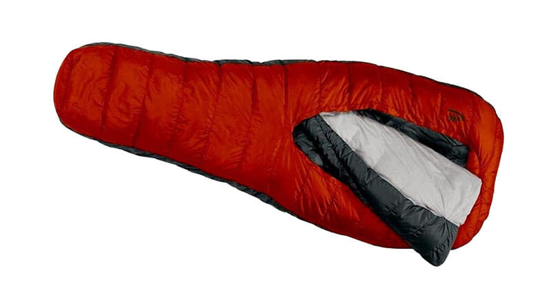 Sierra Designs has come out with a new zipperless mummy bag called the Backcountry Bed. This bag is designed for maximum comfort with its spacious fit and innovative closure flap.
