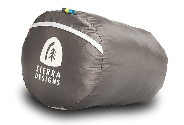 The Backcountry Bed is a comfortable sleeping bag, thanks in part to its unique design and in part to the relatively thin amount of insulation it packs.
