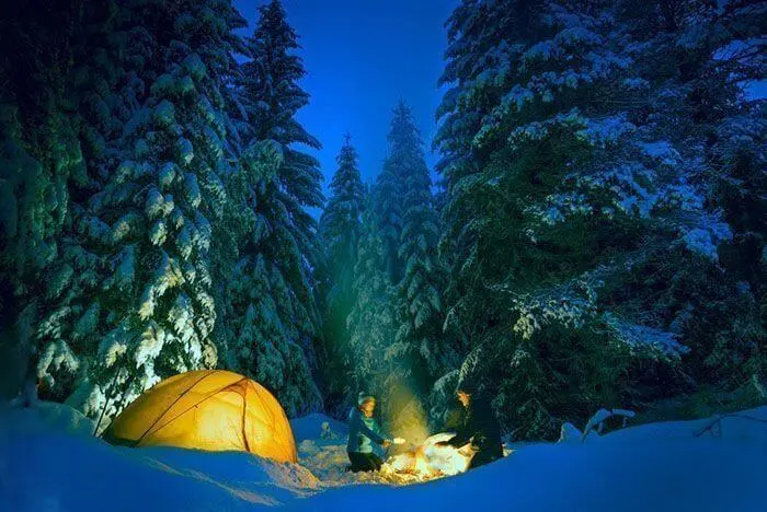 Eat well- Eating nutritious meals is essential for staying warm when camping in the winter. Foods high in fat and calories will help you stay warm by providing your body with energy to burn