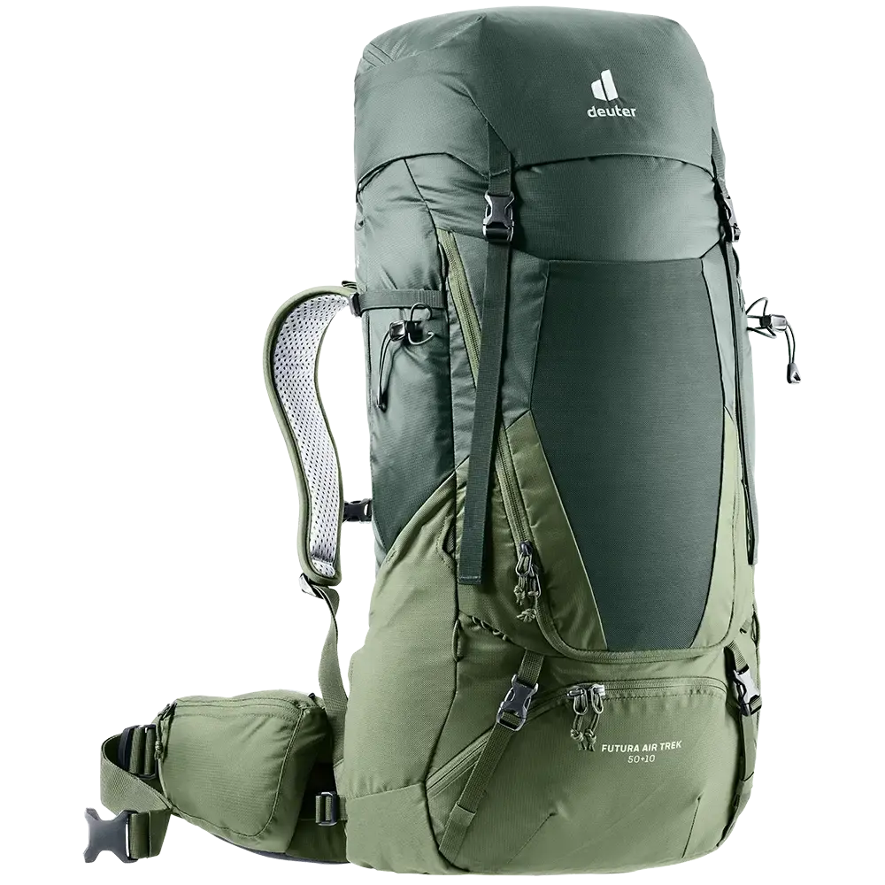 The Deuter Futura Air Trek 50 + 10 Backpack for Men is an excellent backpacking pack that is perfect for backpackers and hikers. It is large enough for multi-day tours.