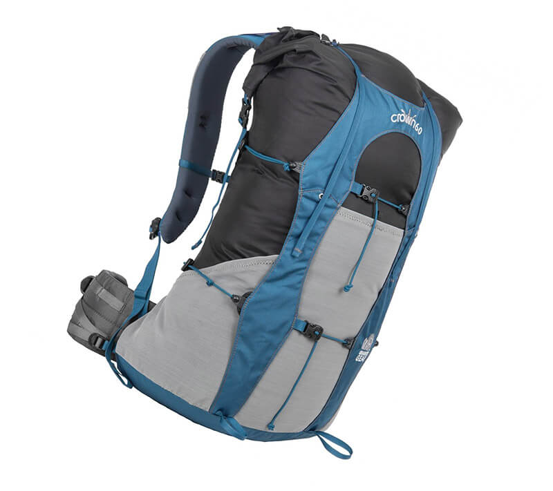 The backpack also has side and front compression straps to help keep everything in place. There are also two large pockets on the hip belt, which can be used to hold things like a water bottle